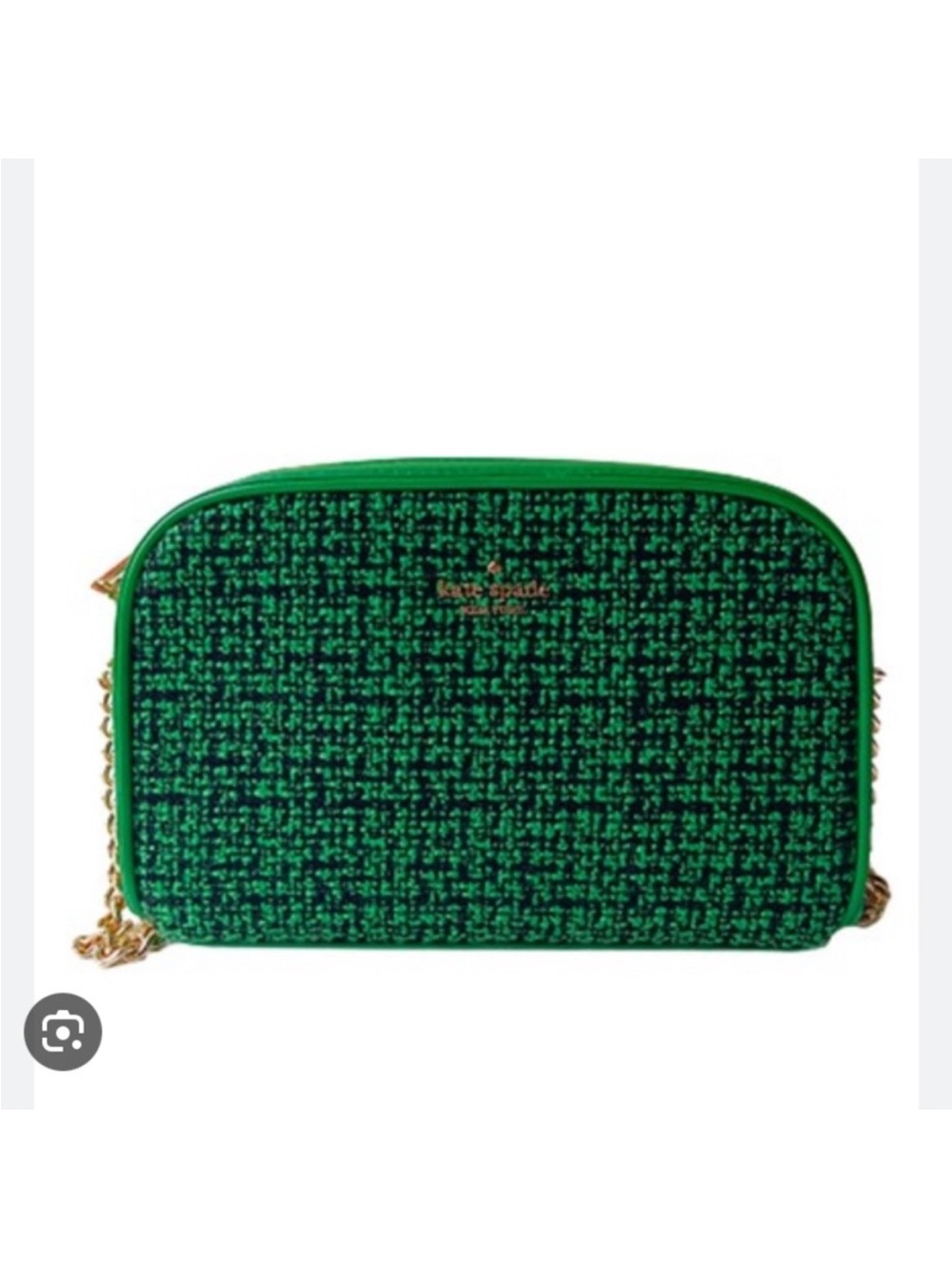 Kate Spade Mini Tweed Camera Crossbody